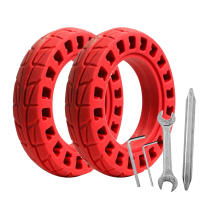 Pneumático Sólido De 10 Pulgadas Para Xiaomi Mijia M365 Scooter Eléctrico Neumático De Goma Honeycomb 10x2.125 Absorbedor De Choques Y Amortiguador - details 23