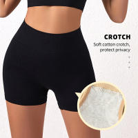 Shorts Deportivos Sin Costuras De Cintura Alta Para Mujer Fitness Running Ciclismo Yoga Levantamiento De Glúteos Ropa Deportiva - details 12