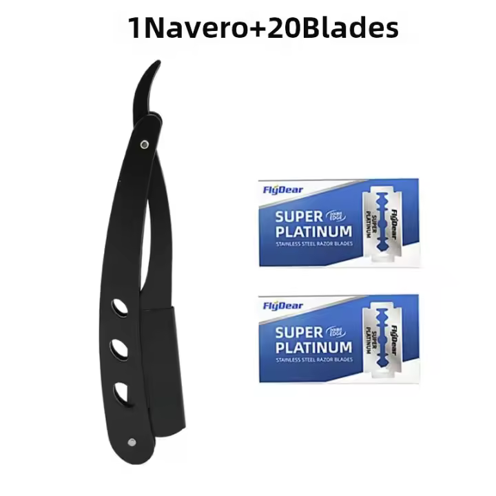 Afeitadora Manual Plegable Para Hombres Con Hoja Afilada Como Una Navaja Barbero Afeitadora De Brazo Straight Shaver Para Hombres - 1