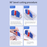 Cortadora De Papel Aibecy Trimmer De Escritorio Soporte De Superficie Inclinada a 45° O Plana a 90° Con Diseño De Bloqueo De Seguridad Para Manualidades Y Fotos - details 11
