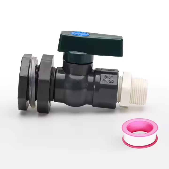 Kit De Divertor De Lluvia Para Barrel De PVC Válvula De Rociador Para Barrel Con Adaptador De Conector De Tubo 3/4 Pulgada Negro - 1