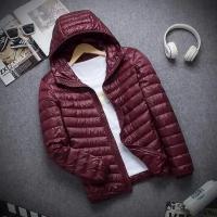 Nueva Marca Chaqueta De Pollo Ligera Para Hombres Otoño Invierno Estilo Casual Con Capucha Corta Ultrafina Y Slim Para Jóvenes - details 12