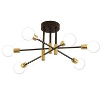 Lámpara De Techo Rustica Moderna Para Cocina Dormitorio Sala De Estar Baño Pasillo Entrada Iluminación Sputnik De Estilo Rústico - details 9