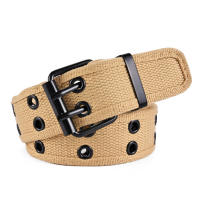 Cinturón Unisex De Lona Pora Y Nylon Para Hombres Y Mujeres Cinturón Deportivo De Alta Calidad Estilo Casual Con Patrón Rayado - details 10