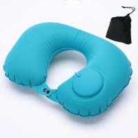 Almohada De Cuello U Inflable Para Viaje Almohada De Descanso Para Cabeza Y Espalda En Avión Almohada De Viaje De Espuma De Memoria Almohada De Descanso Fatiga Relieve - details 4