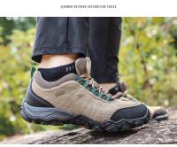 Zapatos De Senderismo HUMTTO Para Hombres Diseñador Lujo Invierno Trekk Ing Escalada Suela De Goma Transpirables Talla True Fit Material Superior Cuero Spandex Suela EVA Lining De Algodón - details 2