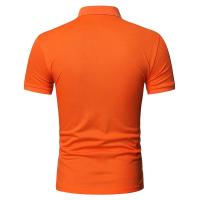 Camisa Polo De Algodón Para Hombre Manga Corta Estilo Casual Moda Verano Colores Contrastantes Camisetas Top Para Diario - details 3