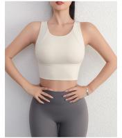 Sudadera Deportiva Para Mujer Con Almohadillas Fijas En El Pecho Ropa De Gimnasio Deportiva Para Mujeres Camiseta De Yoga Transpirable Nylon Spande - details 2