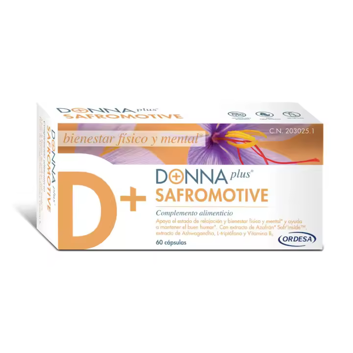 Donnaplus D+ Safromotive 60 Cápsulas - 1