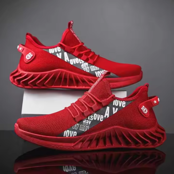 Zapatillas De Tenis Casuales Para Hombre Comodidad Transpirabilidad Estilo Moda Zapatos De Correr Adecuados Para Todas Las Estaciones Talla Verdadera - 1