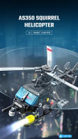 SEMBO Serie Militar Helicóptero Atacante Bloques De Construcción Modelo De Avión Juguetes Regalo De Cumpleaños Para Niños - details 0