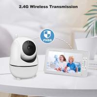 Monitor De Bebé Con Video 5 Pulgadas 2.4G PTZ Mini Seguridad Doméstica Audio Bidireccional Temperatura Display Para Padres Y Niños - details 9