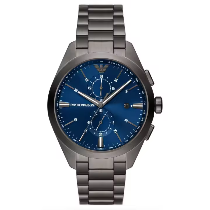 Emporio Armani Reloj hombre AR11481, con calendario, Incluye Caja Original, Diámetro: 42,5MM - 1