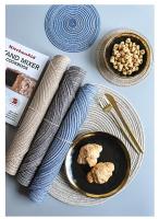 6pcs Tapetes Redondos Para Mesa Hechos De Lino Ecológico Antideslizantes Para Comedor Y Café Decoración De Cocina Almohadillas Para Tazas Y Vajilla - details 12