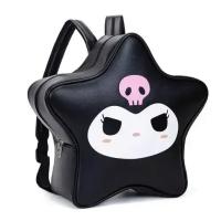 Mochila Grande De PU Creativa Con Estrella De Cinco Puntos Kuromi HelloKitty Japonesa Kawaii Estilo Dulce Para Chica Hot Y2k - details 3