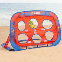 FC Barcelona portería fútbol infantil pop-up, 4 en 1 con dianas, tamaño 120x80x80 cm, incluye bolsa de transporte, ideal para practicar puntería, jardín o parque, desde 3 años - details 6