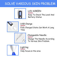 Láser Eléctrico Nivel 9 Para Eliminar Manchas Y Acné Con Plano LCD Y Luz LED Herramienta De Belleza Multifuncional Para Rostro - details 3