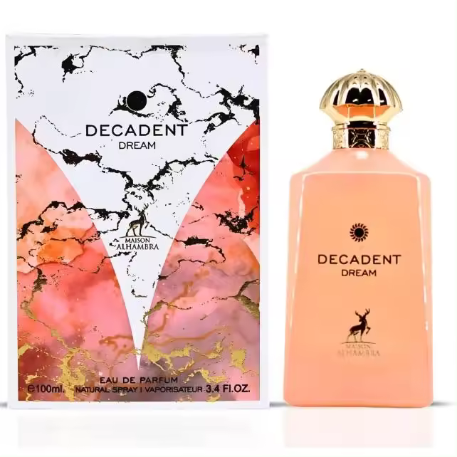 Perfume árabe de mujer  Decadent Dream Maison Alhambra 100ml,Fragancia femenina floral, frutal ,única ,duradera, Perfume oriental de mujer exclusivo ,dulce, sensual, sexy NOVEDAD - 1