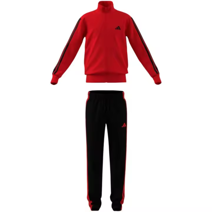 Chandal Rojo ADIDAS J 3S TR TS 205 PURUME/BLACK JR UNISEX - 1