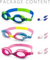 Gafas de natación integradas de silicona para niños, gafas de natación para niñas, gafas de champú para bebés, gafas de natación para adolescentes y niños, gafas de natación para niños impermeables, gafas de piscina, impermeables y antivaho - details 0