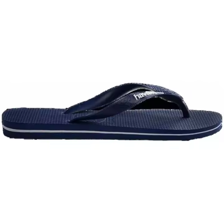 Chanclas Havaianas Logo Filete Hombre Azul - 1