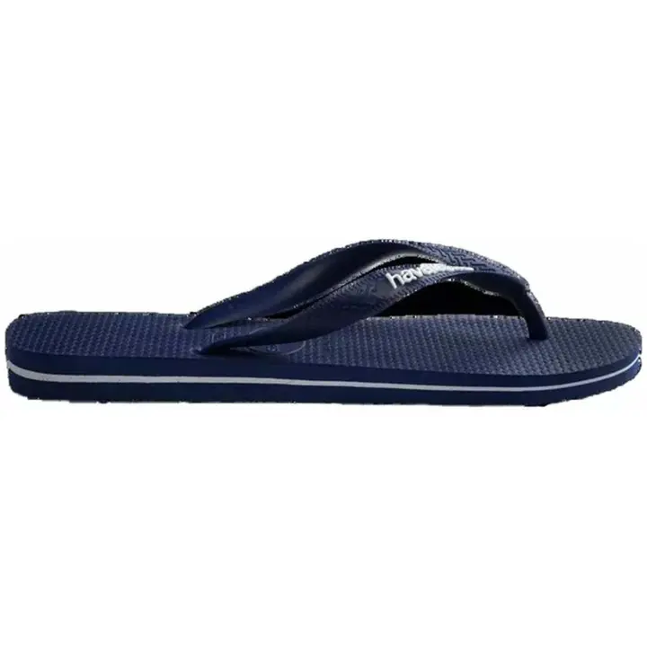 Chanclas Havaianas Logo Filete Hombre Azul - 1