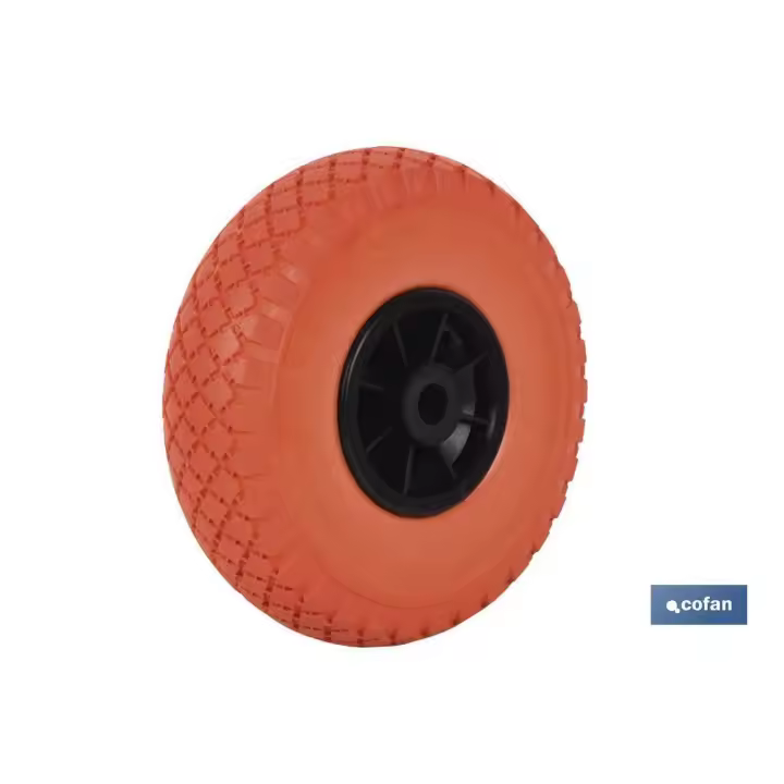 Rueda para Carretilla de Almacen Cofan con Rodamiento ABS Impinchable - 1