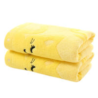 Toalla De Baño Para Adultos De Fibra De Bambú Suave Con Patrón De Animales Fashion Toalla Rápida De Secado Toalla De Cara Del Hogar Roba De Baño - details 1