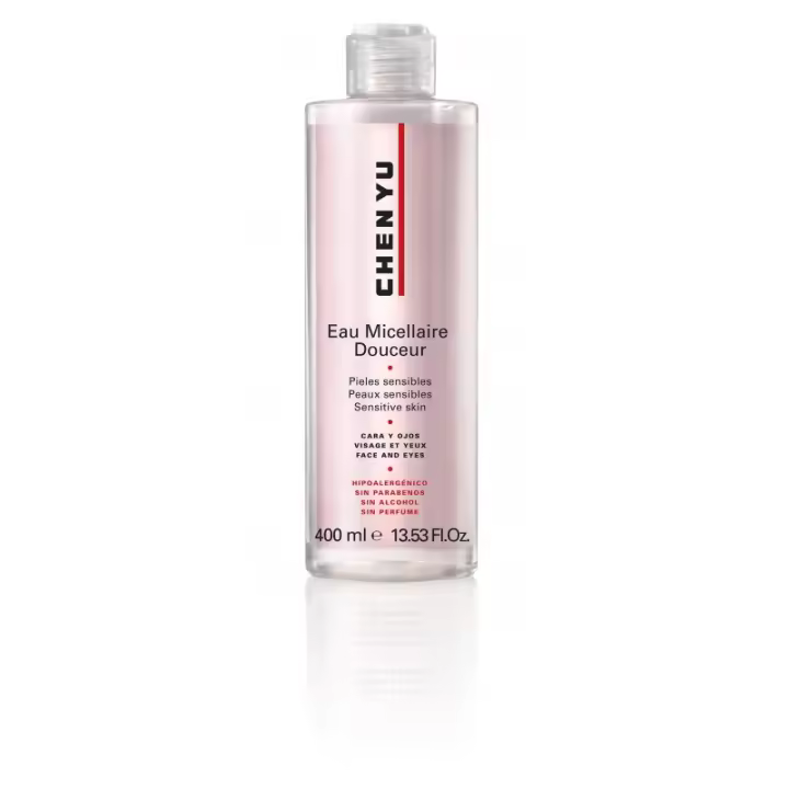 Chen Yu Agua Micelar, Eau Micellaire Doucer, Agua micelar suave  Pieles sensibles  Cara y ojos,400ml - 1