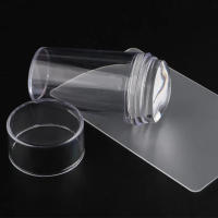 Estampador De Uñas Transparentes Con Desbaste 2pcs Cabeza De Silicona Para Impresión De Uñas Francesas Herramientas De Manicura - details 3