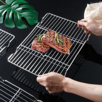 Soporte De Fogón Rectangular Para Barbacoa Racks De Enfriamiento De Acero Inoxidable Pano De Hornear Para Picnic Al Aire Libre Soporte De Cocina Mesh - details 8