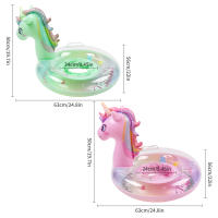 Flotador De Piscina Para Niños Unicornio Inflable Para Natación Edad 3-8 Años Anillo De Natación Flotadores Inflables De Animales Y Naturaleza - details 2