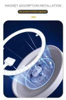 Lámpara Circular LED Panel 12W 18W 24W 36W AC 220V Luz De Techo Redonda SMD Para Iluminación Doméstica Y Comercial - details 4