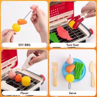 Juego de juguetes para barbacoa de 36 piezas, juguetes para Alimentaciones, accesorios de Cocina, juguetes de Cocina - details 4