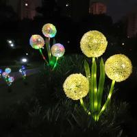 Luces Solares Para Jardín Decorativas Con Dandelion LED Impermeables Para Jardín Luces Solares Para Exterior Decoración De Jardín Con Semillas De Diente De León - details 2