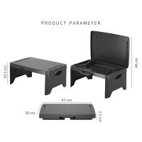 Mesa Portátil Para Laptop Plegable Soporte Para Computadora Para Sofa Cama Sala De Estar Herramientas De Lectura Y Trabajo - details 9