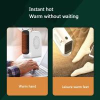 Mini ventilador eléctrico silencioso que ahorra energía, protección contra sobrecalentamiento, para oficina en casa (Green)-26x24,5 cm - details 0
