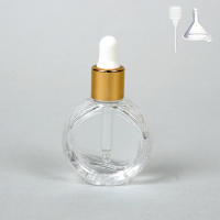Botella De Rociador De Vidrio Transparente Y Plano 10ml Con 2 Botellas De Espuma 1 Funel Y 1 Taza De Agua Incluidos Accesorios Para Refillable Bottles - details 3