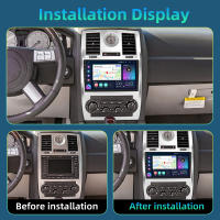Podofo Radio de coche Android 2 Din para Chrysler 300C 2006 Carplay 8+128GB AI Voice WIFI+4G DSP GPS Navegación Multimedia Reproductor de Video - details 1