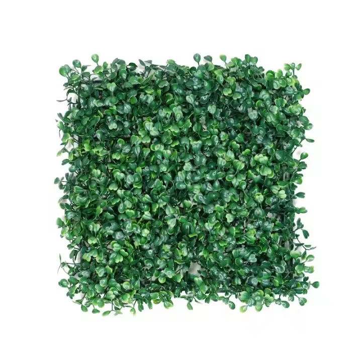 10PC Panel De Hierba Artificial De Boxeo Verde Protección UV Decoración De Verde Privacidad Para Jardín Fondo De Boda - 1