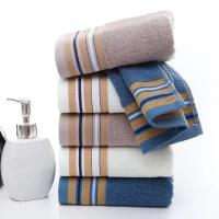 Toallas De Rostro Pura Algodón Para Adultos 2/3 Piezas Lavables Máquina Absorbentes Y Suaves Conjunto De Toallas De Baño Y Lavado - details 0