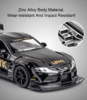 Coche De Acción Con Luz Y Sonido Supra De Aleación De Zinc Para Niños Modelo a Escala 1:22 Con Puertas Abiertas Coche Deportivo Regalo Para Cumpleaños - details 1