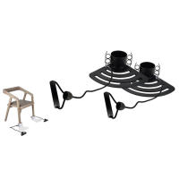 Extensores fitnes multiejercicio adaptables a sillas We Houseware, bandas elásticas, ejercicio en casa - details 0