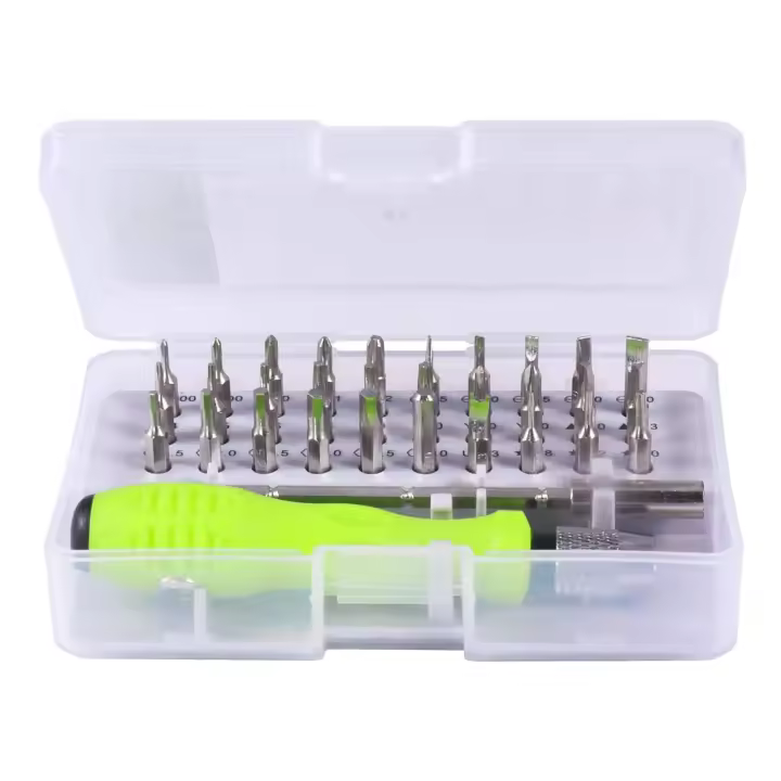 Juego De Destornilladores De Precisión Mini 32-en-1 Con 30 Piezas Magnéticas Herramientas De Reparación Manual Para iPhone PC Relojes Computadora - 1