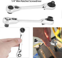 Llave De Eje Rápido Mini Doble Final Con Destornillador Y Juego De Bobinas De Hexagonal Herramienta De Reparación Manual De Acero Cr-V - details 6