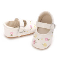 Nuevos Zapatos De Bebé Para Niñas Mary Jane Planos Con Bordado Antideslizantes De Goma Talla 0-18M Zapatos De Princesa Para Recién Nacidos - details 8