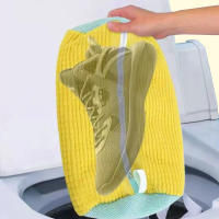 Bolsa De Limpieza Para Zapatos De Red Padded Protector De Ropa Malla De Poliéster Amigable Con Lavadoras Para Secado De Zapatillas - details 5