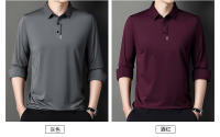 Camisa Polo De Lujo Para Hombre Estilo Británico Con Estampado Y Manga Larga Calidad Superior Moda Invernal Sin Rastros - details 6
