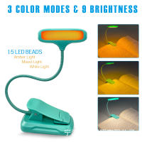Lámpara de escritorio LED con protección ocular, lámpara de lectura creativa, lámpara de clip para dormitorio de estudiante, lámpara de escritorio pequeña para estudio, lámpara de clip para libro, lámpara de libro - details 7