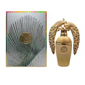Perfume arabe unisex AFEEF LATTAFA 100ML, Fragancia oriental exclusiva, lujosa, pavo real,Colonia de hombre y de mujer vainilla ,bergamota, dulce, sensual NOVEDAD LATTAFA - 1